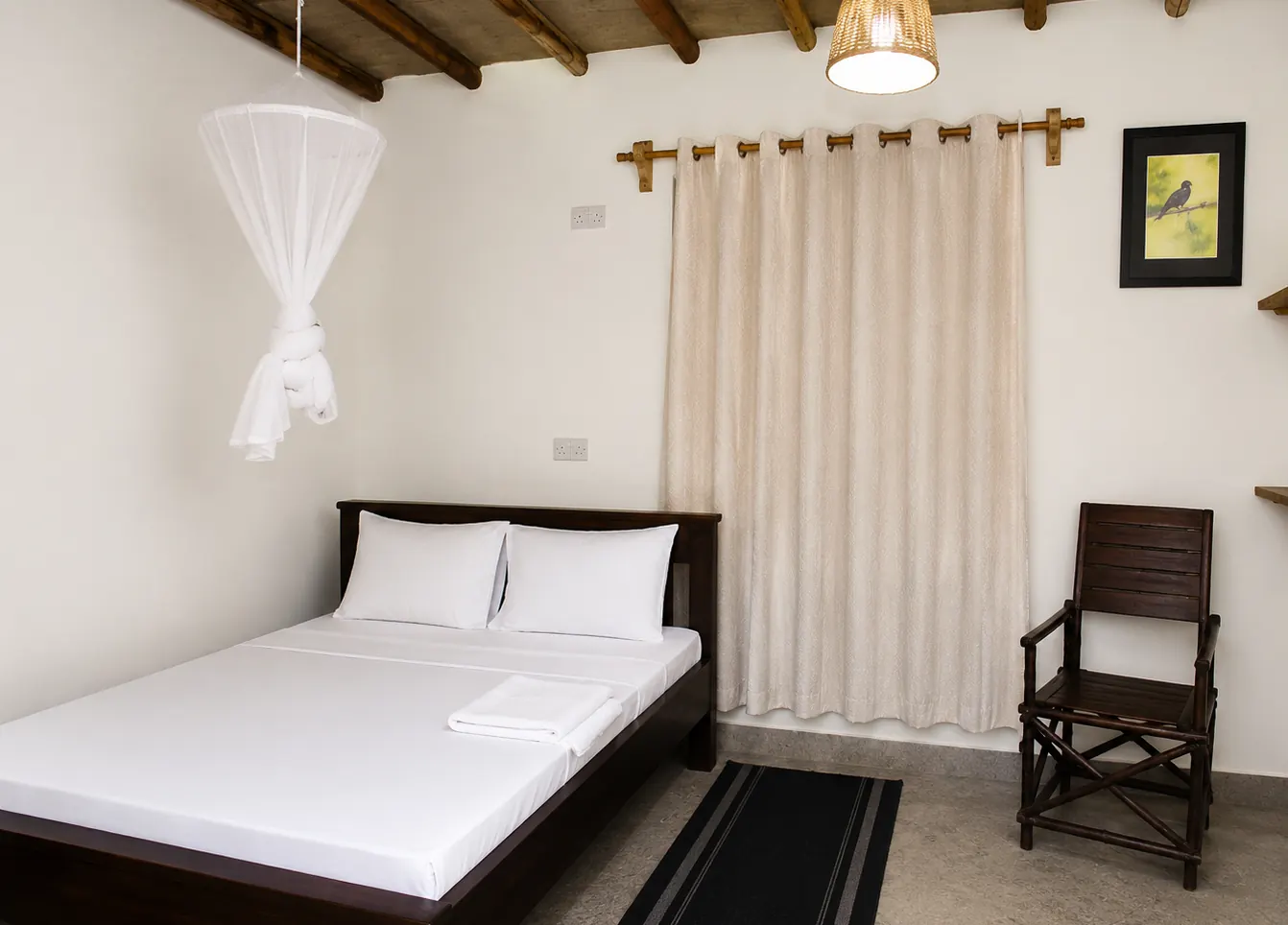 Budget double room accommodation in Diani Beach